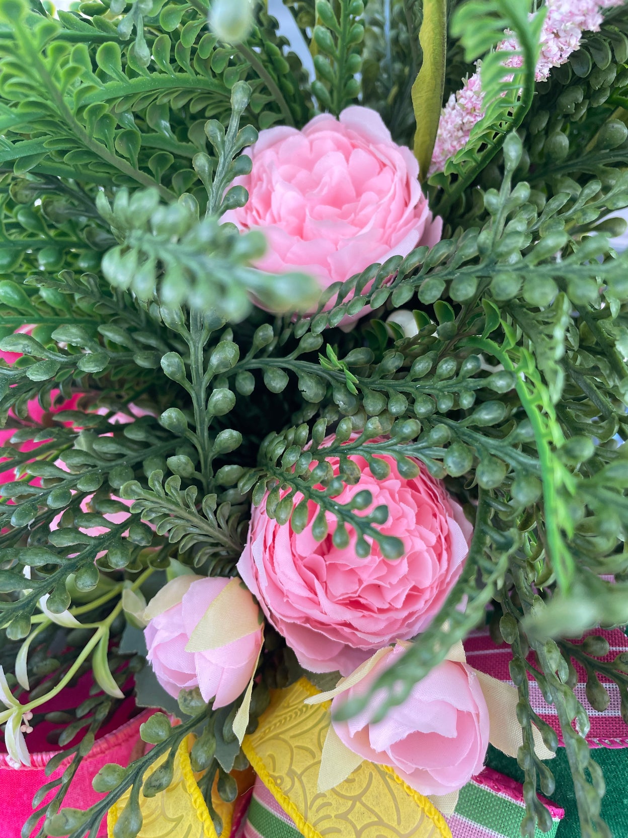 Blooms and Bows Spring Wreath