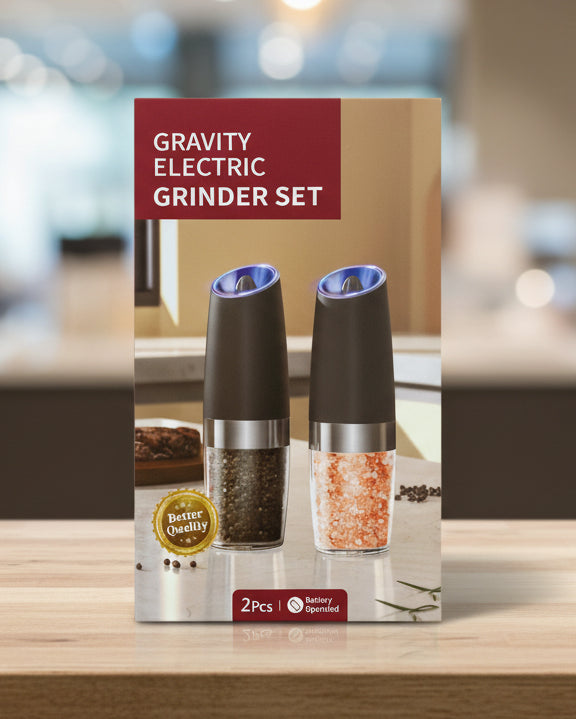 Gravity Electric Grinder Set