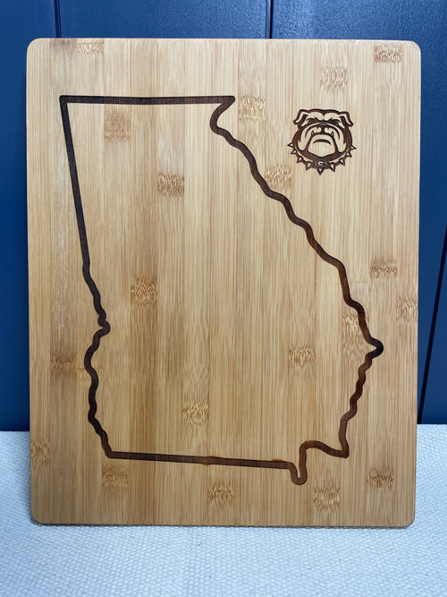 GA Bulldogs Charcuterie Board