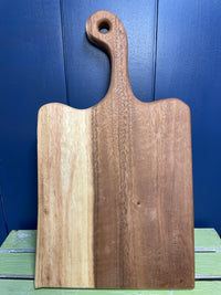Large Live-Edge Handled Charcuterie Board