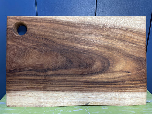 Medium Live Edge Board with Hanging Hole - Custom Engraving $14.99 Extra