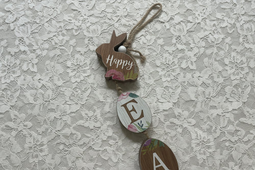 "Happy Easter" Wood Sign