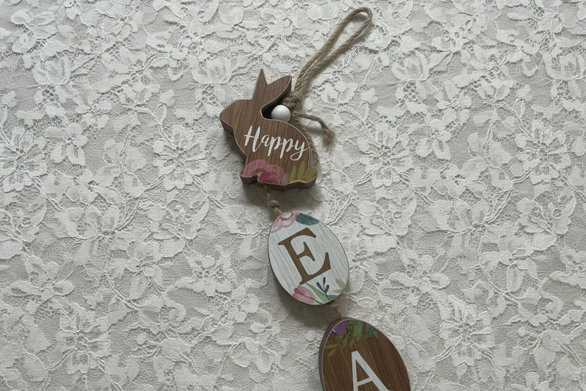 "Happy Easter" Wood Sign