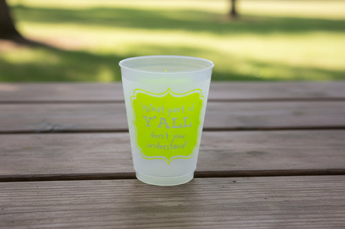 "What Part of Y'all" Cups
