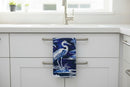 Blue and White Towels