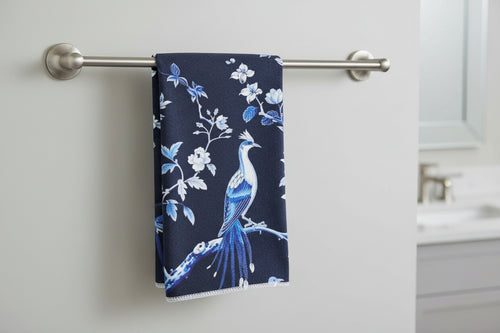 Blue and White Towels