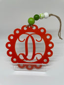 Acrylic Personalized Letter Car Charm/Ornament