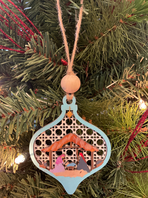 Nativity Layered Ornament