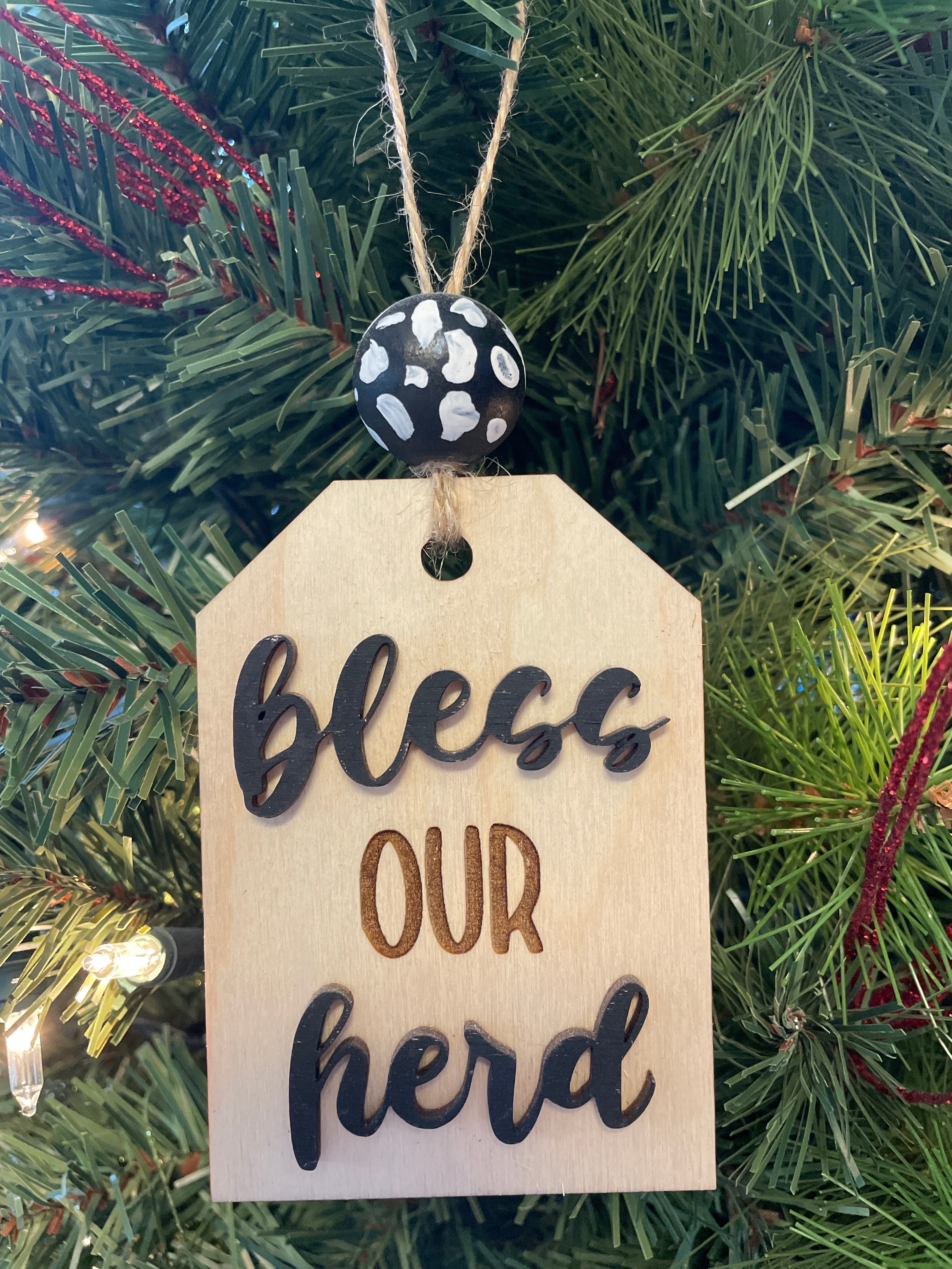 "Bless Our Herd" Ornament