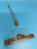 Wood and Acrylic Layered Ornament