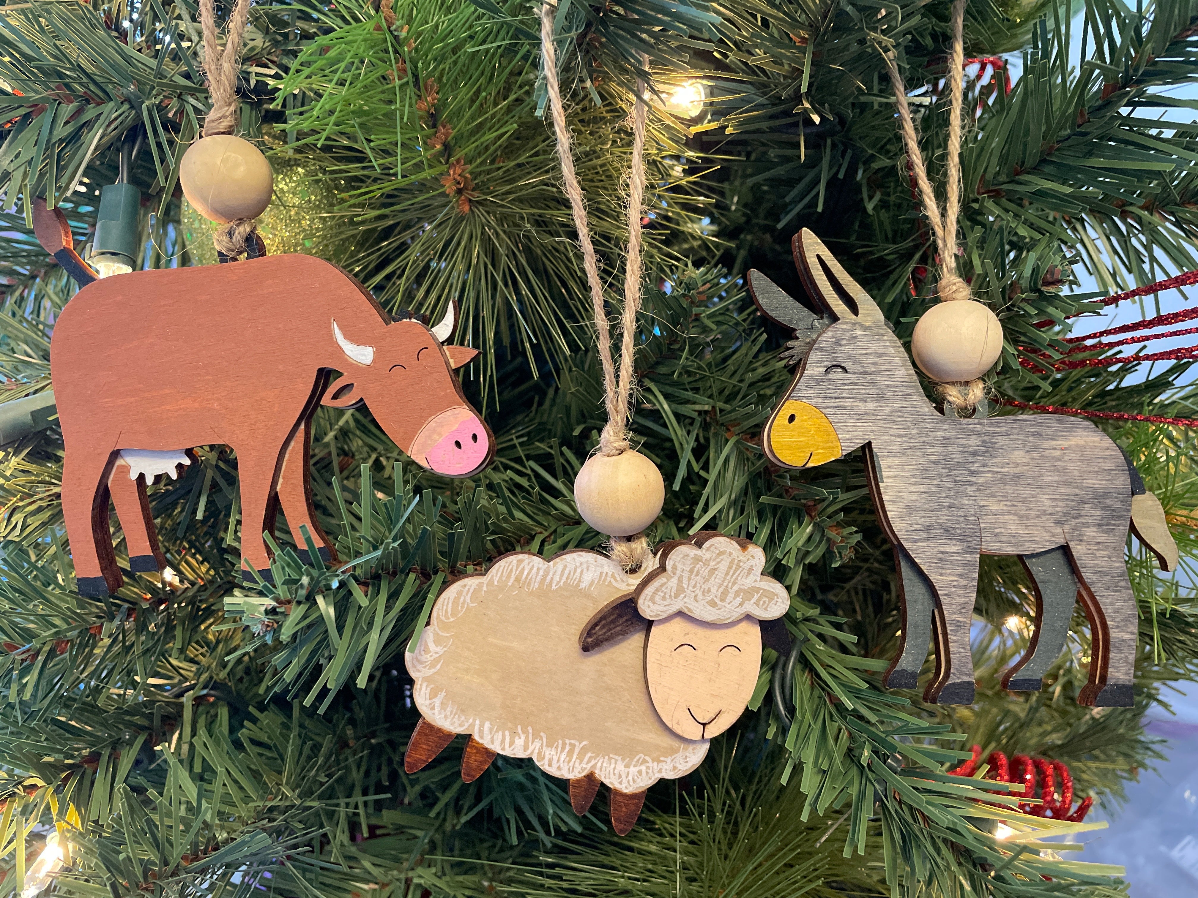 13-Piece Nativity Ornament Set