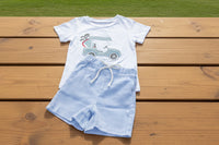 2-Pc Toddler Golfcart Outfit