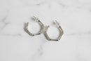 Bamboo Hoop Earrings