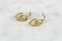 Varied Loop and Ball Earrings