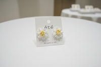 Daisy Raffia  Earrings