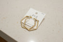 Hexagonal Hoop Earrings