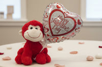 Valentine's Plush Monkey