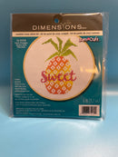 Small Cross-Stitch Kit- Sweet Pineapple