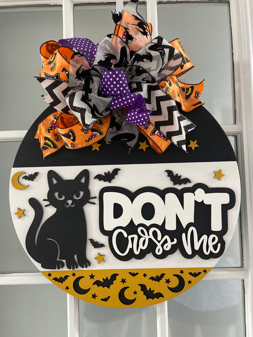 "Don't Cross Me" Doorhanger