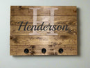 Large Personalized Coat Hook Board