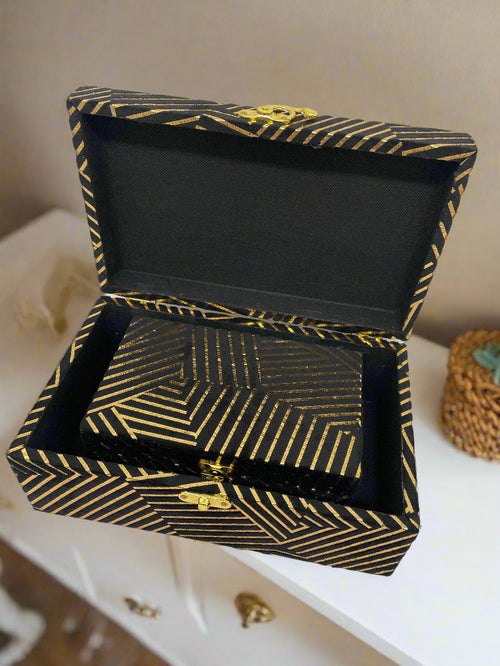 Black/Gold Storage Box Set