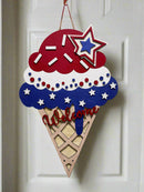 "Welcome" Ice Cream Door Hanger