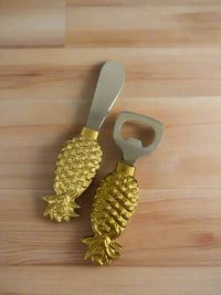 Pineapple Spreader and Bottle Opener Set