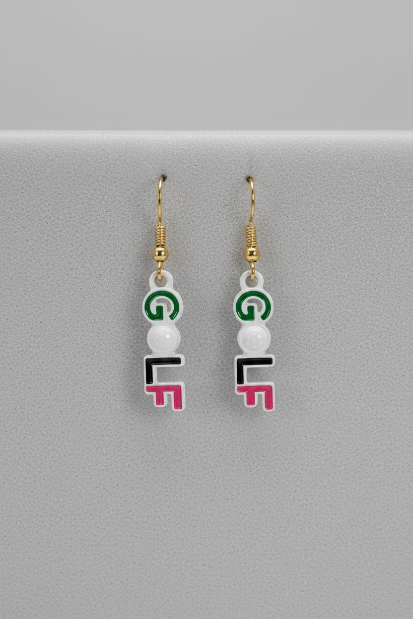 Golf Earrings