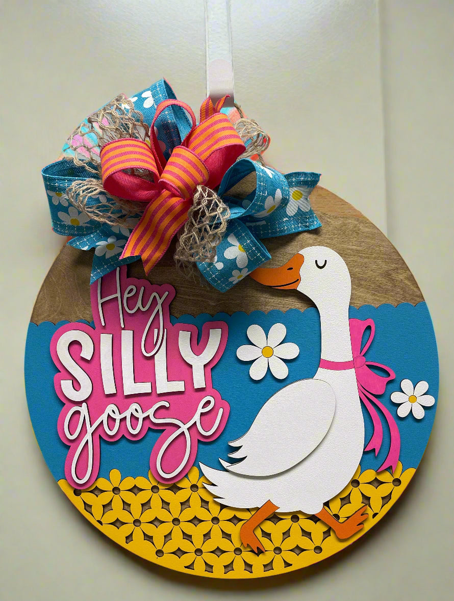 "Silly Goose" Door Hanger