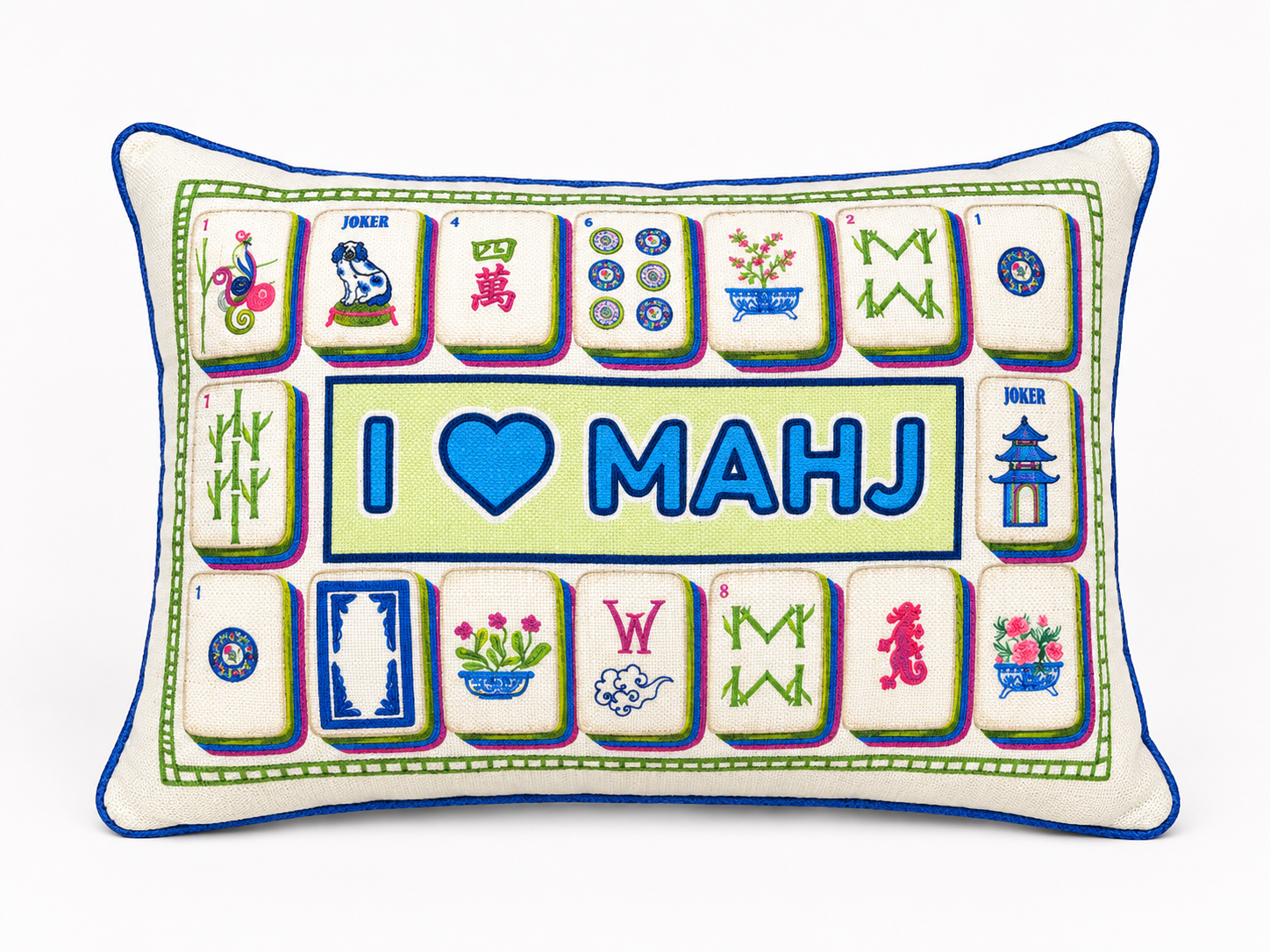"I Love Maj" Throw Pillow