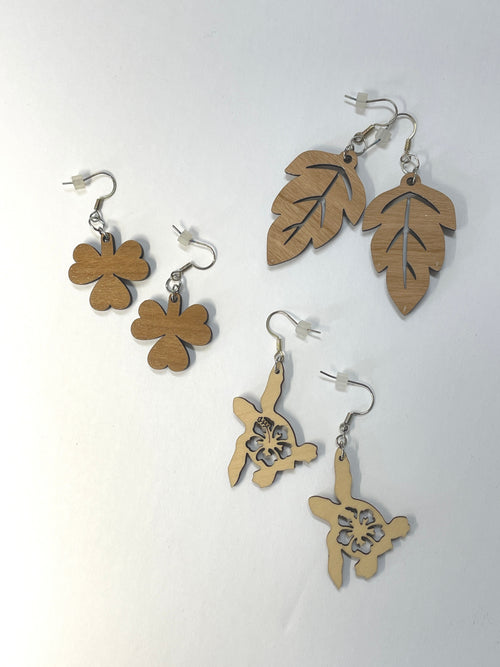 Wood Earrings