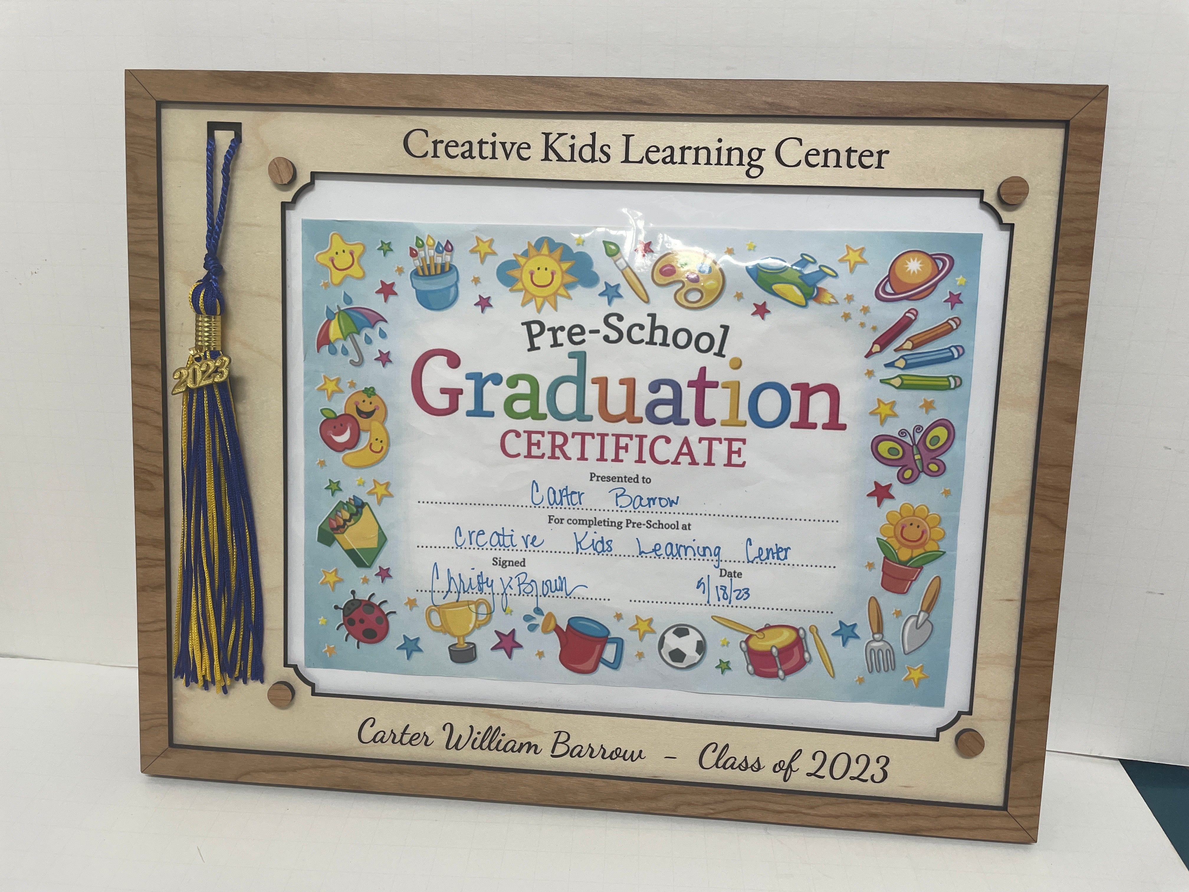 Personalized Diploma Frame