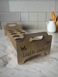 Personalized Wooden Egg Tray