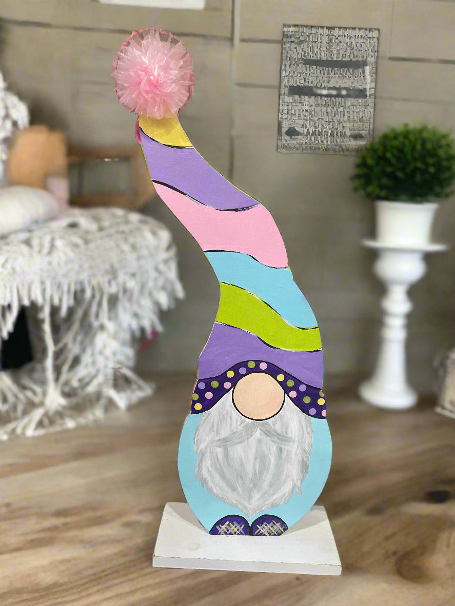 Handmade Wood Gnomes