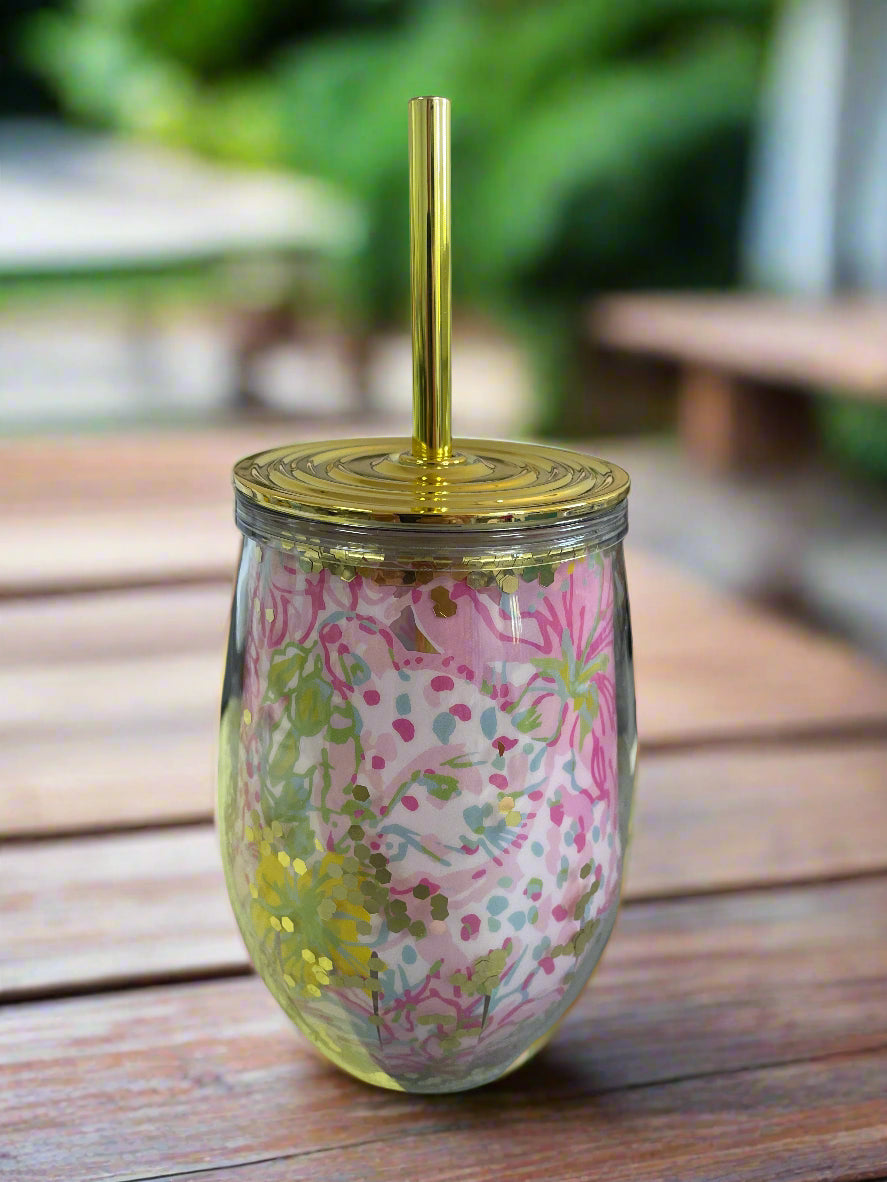 LP "Paradise Found" Glitter Tumbler