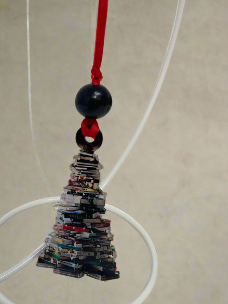 Stack of Books Christmas Tree Ornament