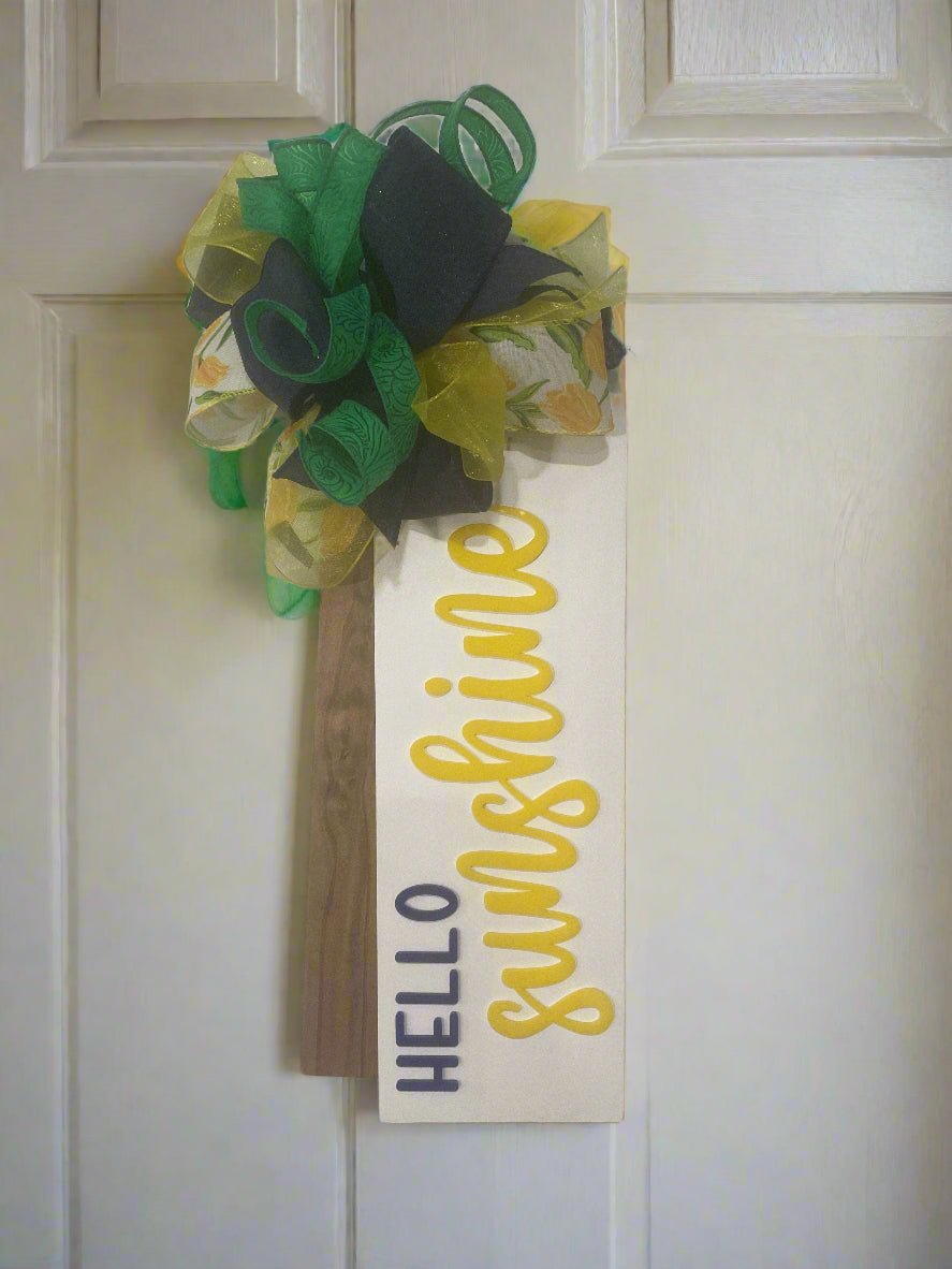 "Hello Sunshine" Door Hanger Tags