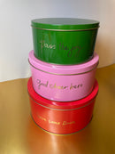 Kate Spade "Save Some Room" Cookie Tin