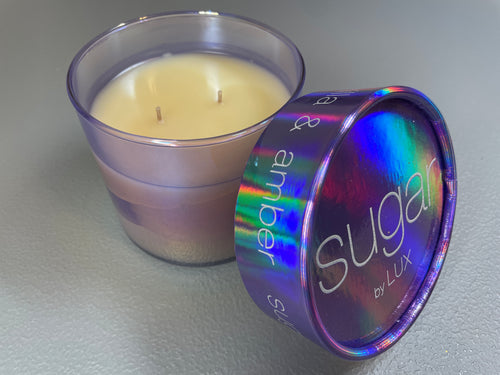 Sugar by LUX, Sugared Vanilla & Amber candle, 15 oz.