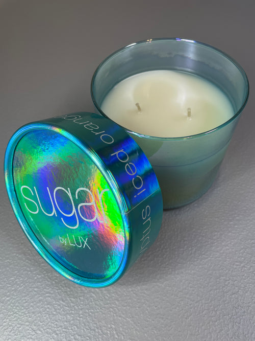 Sugar by LUX, Iced Orange & Eucalyptus Candle, 15 oz.