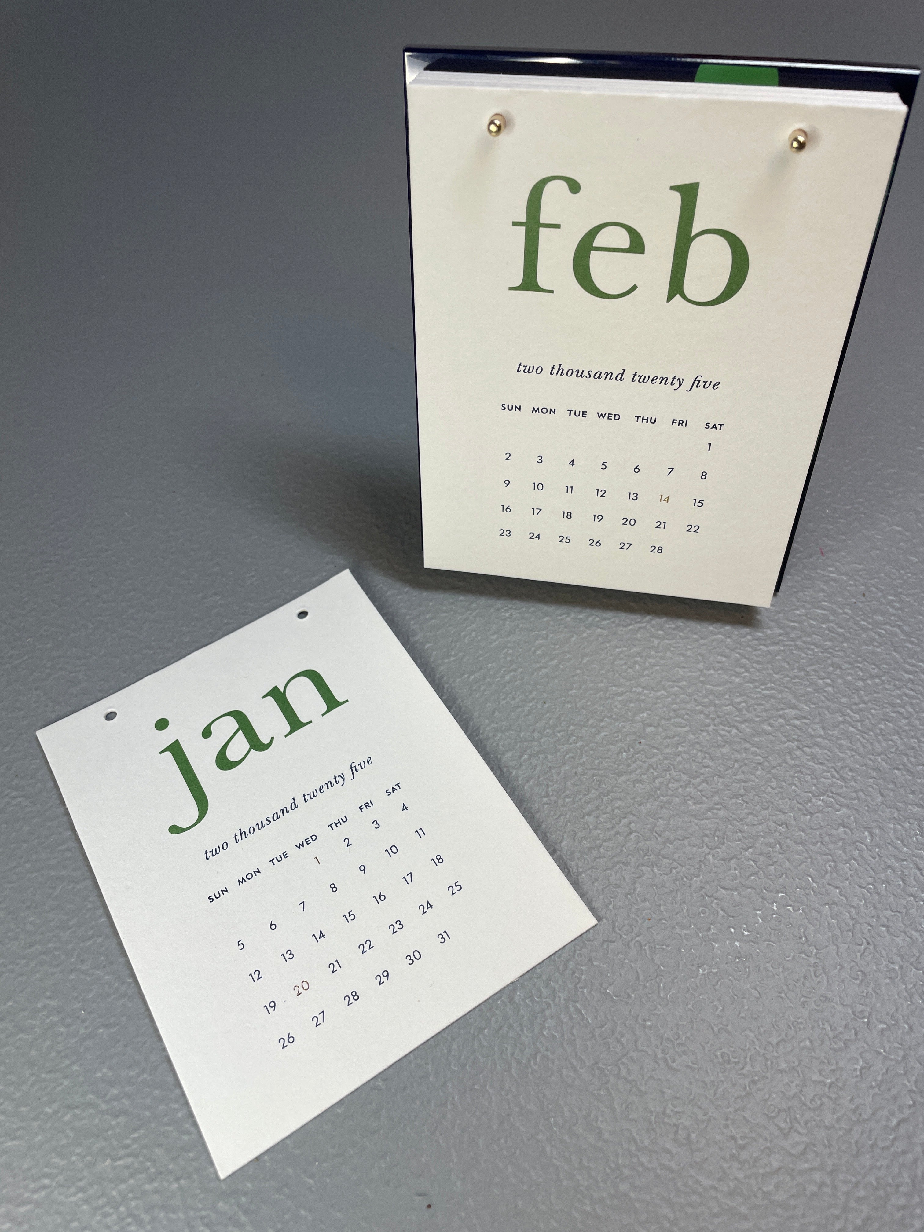 Kate Spade New York 2025 Small Desk Calendar