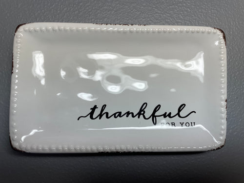 Glory Haus "Thankful for You" Trinket Tray