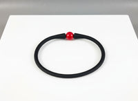 Red & Black Silicone Bracelet