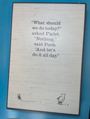DEMDACO Winnie the Pooh All Day Wall Art
