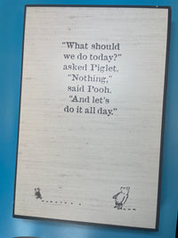 DEMDACO Winnie the Pooh All Day Wall Art