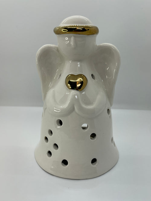 Angel w/Heart Tealight Candle
