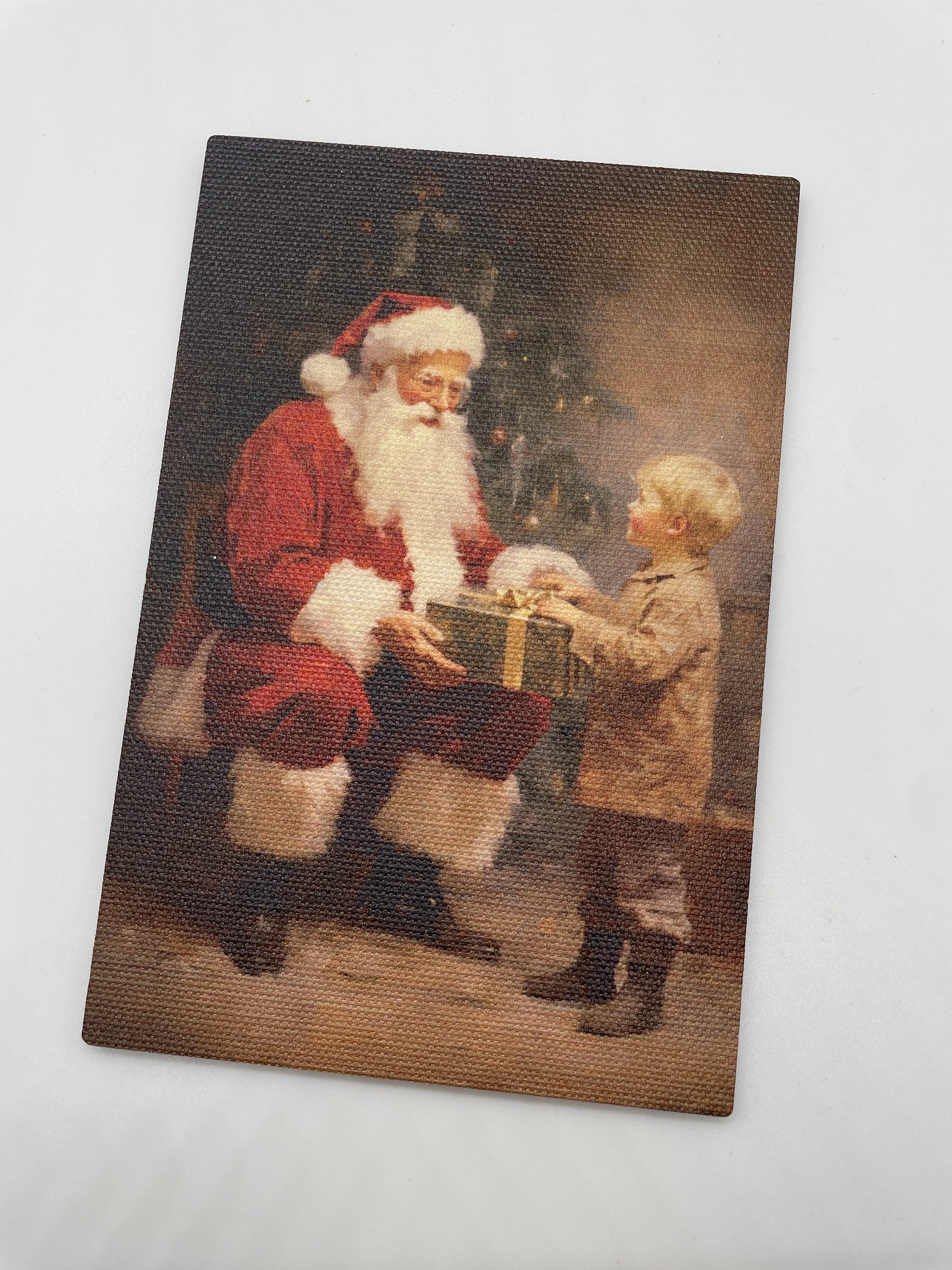 P. Graham Dunn Wooden Postcard- boy
