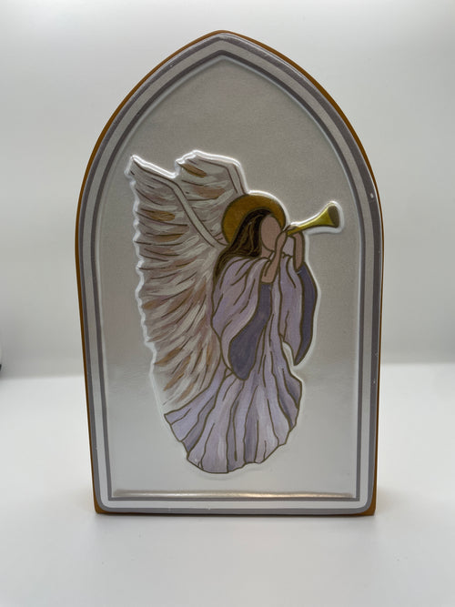Arched Mantle Decor- Angel