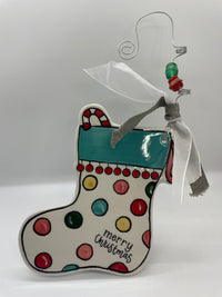 Glory Haus Colorful Stocking Flat Ornament