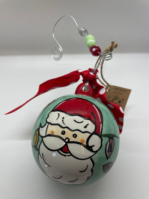 Glory Haus Santa Lights Ornament